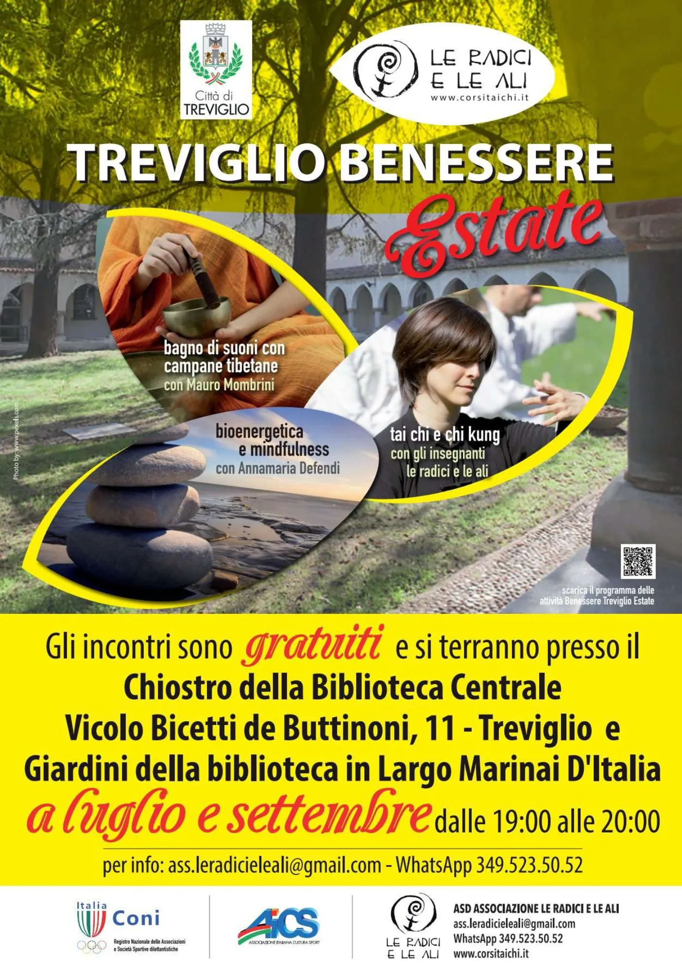 Treviglio Benessere Estate luglio - settembre