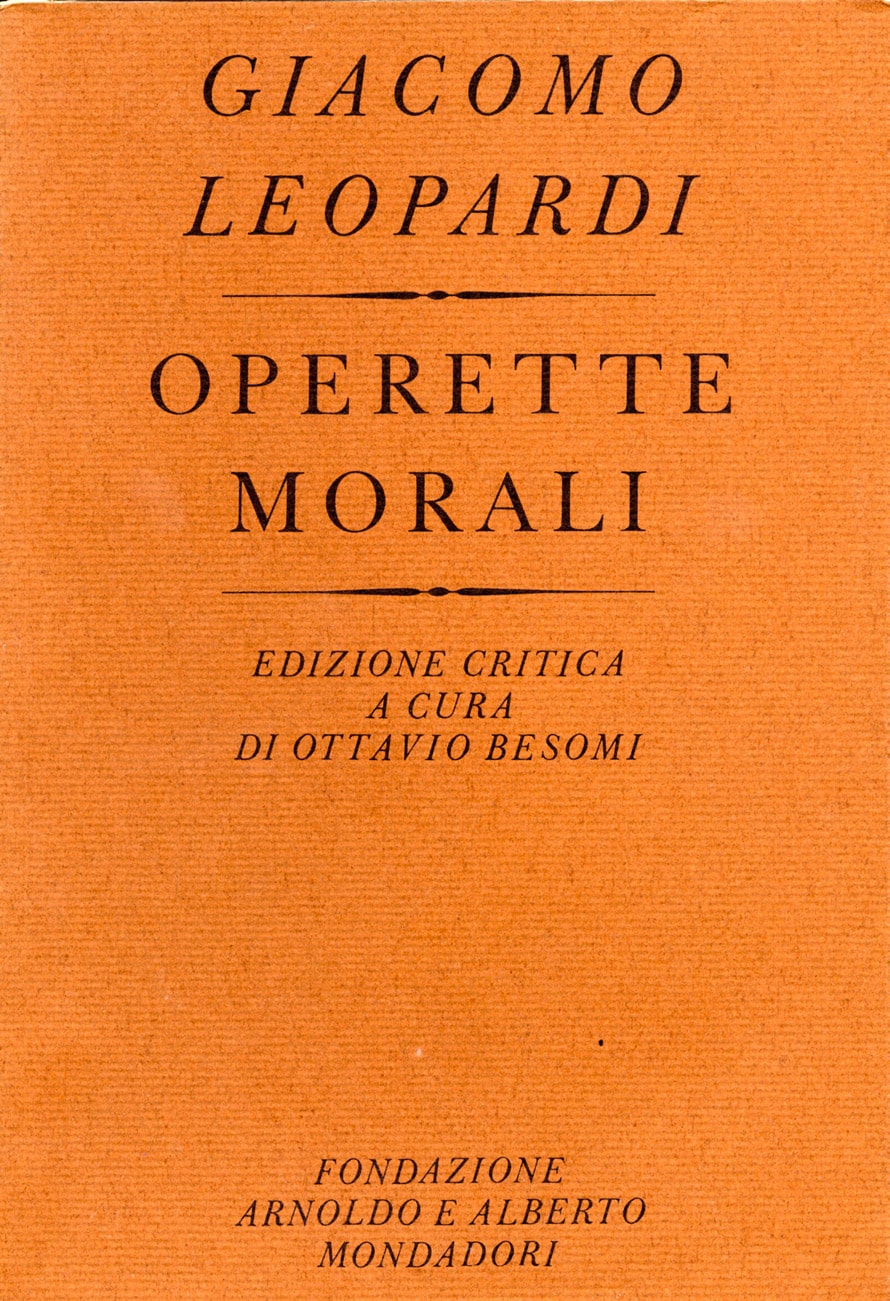 operette morali giacomo leopardi