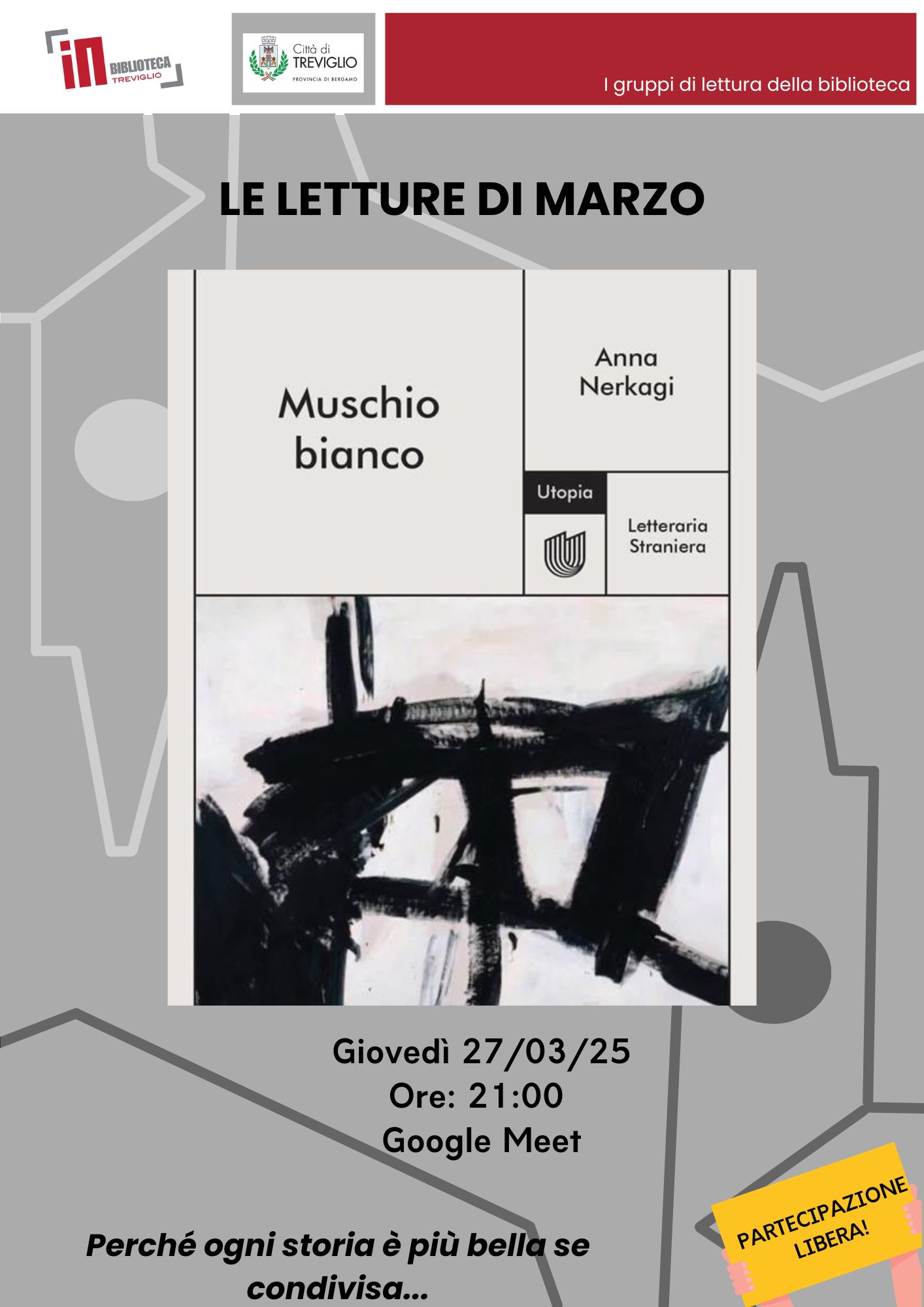 Muschio bianco di nerkagi anna - gruppo di lettura online