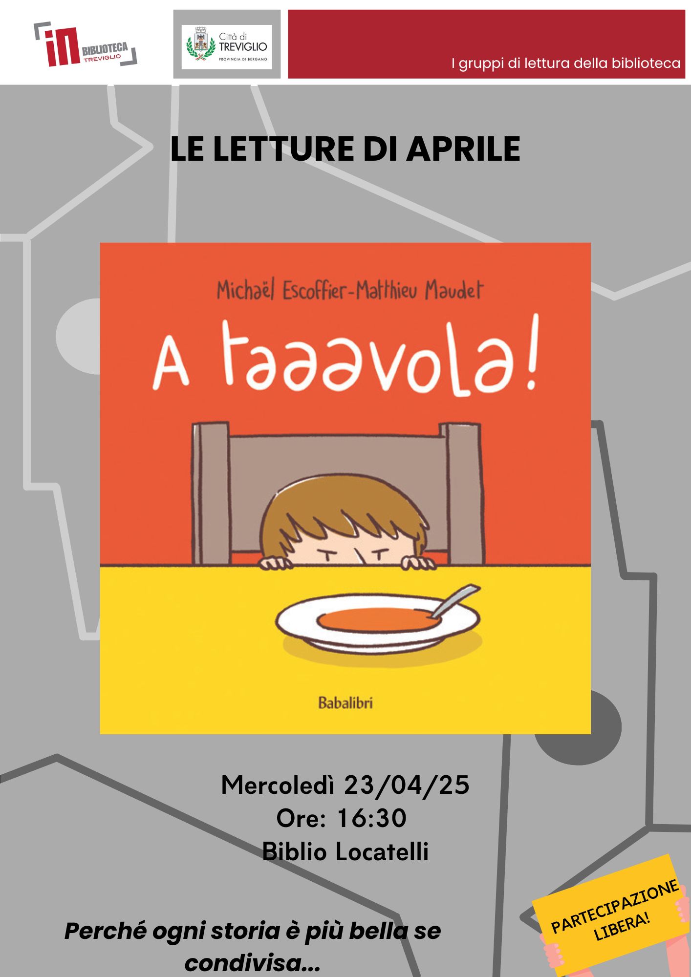 A taaavola! di michaël escoffier e matthieu maudet - baby bookclub