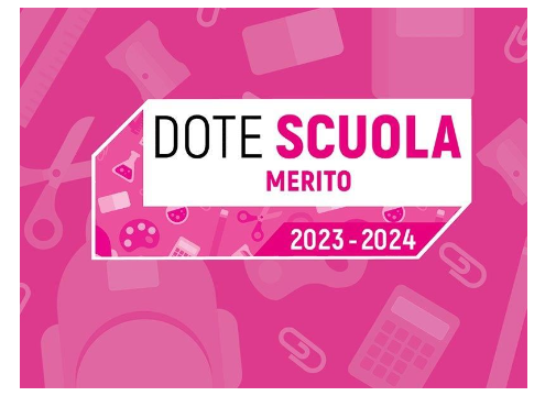 Dote Scuola – componente Merito, anno scolastico e formativo 2023/2024